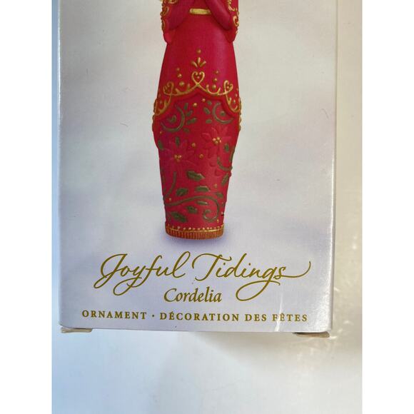 HALLMARK Keepsake 2005 Joyful Tidings “Cordelia” Angel Gold Red Ornament - Picture 3 of 8